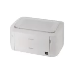 Close-up of the paper capacity and document outlet on the Canon i-SENSYS LBP6030B.