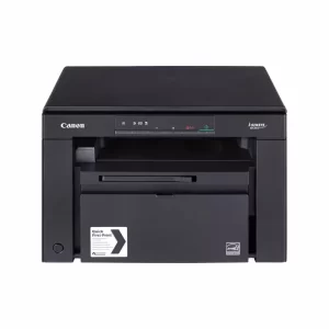 طابعة الليزر متعددة الوظائف Canon i-Sensys MF3010 - منظر أمامي باللون الأسود