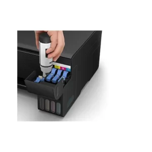 خزانات الحبر القابلة لإعادة التعبئة في طابعة Epson L3210 EcoTank - توفير في تكاليف الطباعة