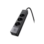 The Mcdodo CH-0620 secure socket design with a non-slip base and light indicator.