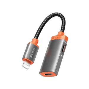 ماكدودو 20 واط شاحن حائط سريع بمنفذ USB-C مزدوج، رمادي