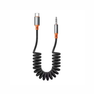 كابل صوت ماكدودو CA-0900 USB Type-C إلى 3.5 مم AUX بطول 1.8 متر أسود - محول صوت HiFi عالي الجودة