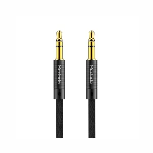 Mcdodo CA-6640 3.5mm AUX Audio Cable 1.2m Black for Car and Speakers