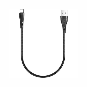 كابل ماكدودو CA-7460 USB-A إلى USB-C بطول 20 سم، أسود - مضفر من النايلون المتين