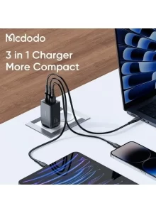 شاحن Mcdodo CH-1541 GaN يغذي جهاز MacBook عبر الشحن السريع USB-C