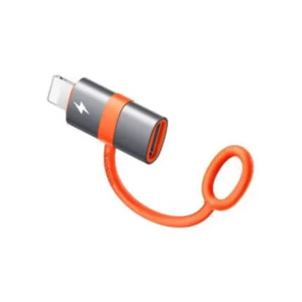 iPhone hanging from car vent using Mcdodo OT-5530 silicone hook adapter