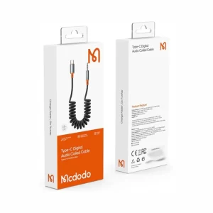 كابل Mcdodo CA-0900 Type-C إلى AUX مقاس 3.5 مم متوافق مع الهواتف الذكية والأجهزة اللوحية وأجهزة الصوت في السيارة
