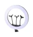 Jmary FM-18R Ring Light with triple phone holder – 18 inch LED lighting for content creators
