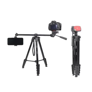 حامل ثلاثي القوائم جماري KP-2209 بمحور أفقي 1.7 متر للكاميرا والهاتف المحمول - عرض كامل