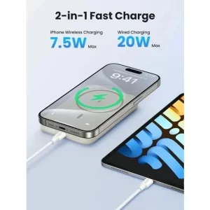 باور بانك 10000 ملي امبير لشحن iPhone مع MagSafe