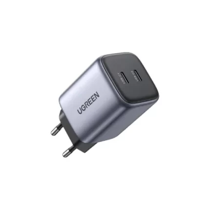 UGREEN CD294 45W Wall Charger, 2 USB-C Ports, Black