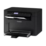Canon i-SENSYS MF113w wireless laser printer printing a document.