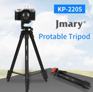 حامل ثلاثي القوائم جماري KP-2205 قابل للتعديل حتى ارتفاع 134 سم
