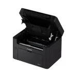 Canon i-SENSYS MF113w mono laser printer with open lid for toner replacement.