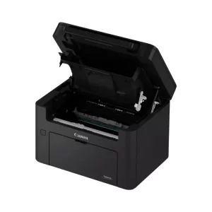 طابعة ليزر مونو كانون i-SENSYS MF113w مع غطاء مفتوح لاستبدال الحبر.
