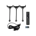 Triple phone holder on Jmary FM-18R ring light – ideal for mobile video and live streaming