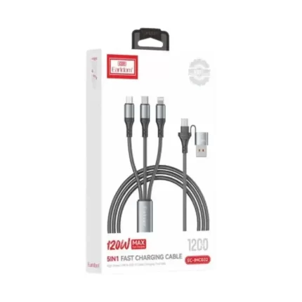 Using the Earidom IMC032 braided cable to fast charge an iPhone and a MacBook simultaneously