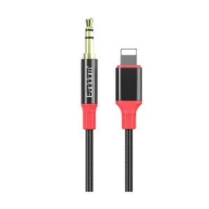 Earldom AUX76L Lightning to Aux Cable connecting iPhone to car stereo for music playback