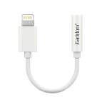 Earldom ET-OT49 Lightning to 3.5mm Audio Adapter White 0.15m