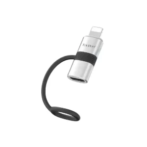 محول ايرلدوم ET-OT90L الفضي USB-C إلى 8 دبابيس لجهاز ماك بوك برو وAir