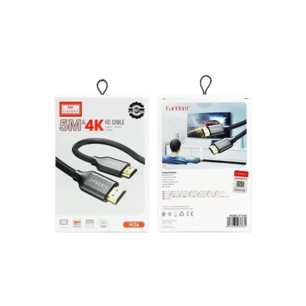 Earldom ET-W26 4K HDMI Cable packaging box with product label