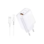 The Earldom 18W charger charges your iPhone quickly and efficiently