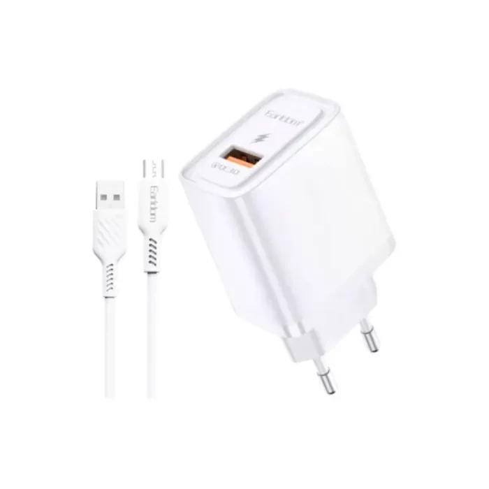 The Earldom 18W charger charges your iPhone quickly and efficiently