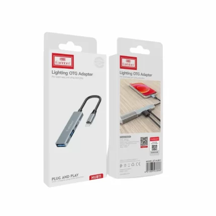 Earldom ET-HUB11 Lightning 8-Pin OTG Hub packaging