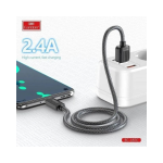 Earldom USB To Type-C Cable, 1 Meter, Black - EC-187C_3