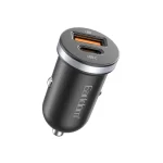 Earldom ES-CC27 30W Dual-Port Car Charger – Black