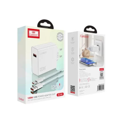 Earldom ES-EU48 120W wall charger with USB-C and USB-A ports