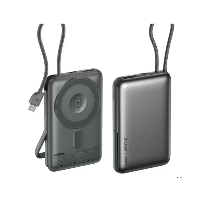 REMAX MC-01 3-in-1 Foldable Power Bank with PD22.5W Fast Charging and Apple Watch Wireless Charger