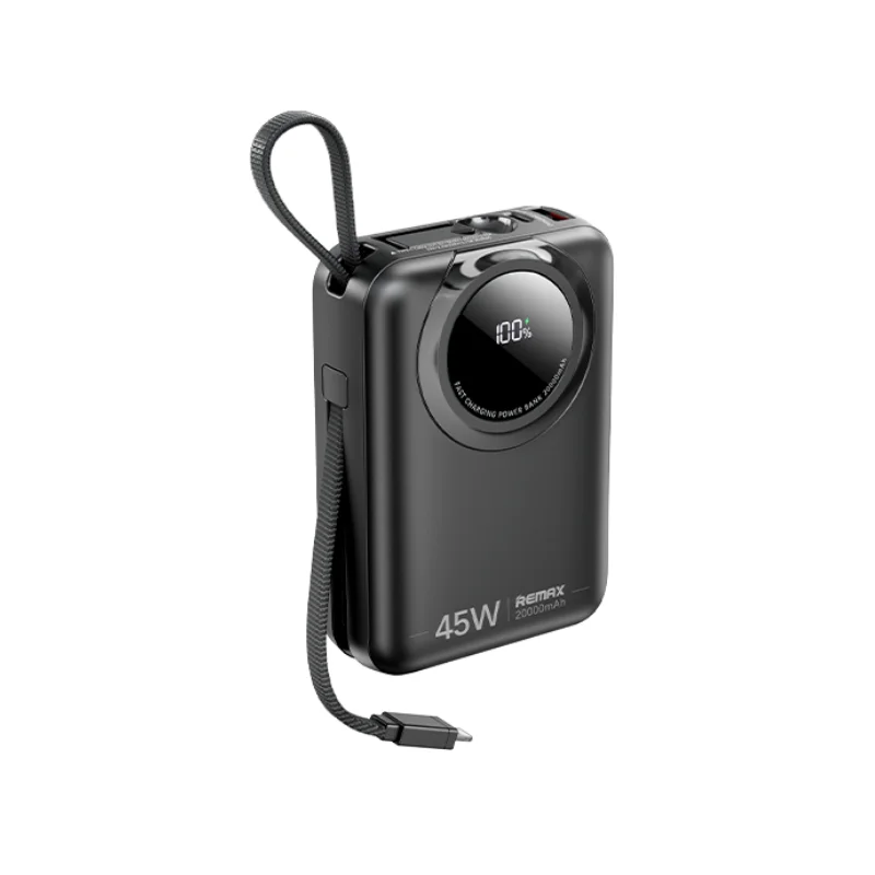 Remax FC-02 Remax FC-02 Power Bank 20000mAh 45W Fast Charging with Dual Built-in Cables