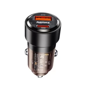 Remax RCC360 75W PD+QC Fast Car Charger Phantom Black