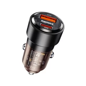 Remax RCC360 Dual Port Type-C and USB Car Charger 75W