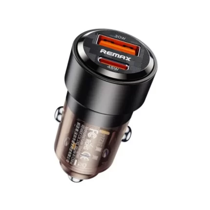 Remax RCC360 Dual Port Type-C and USB Car Charger 75W