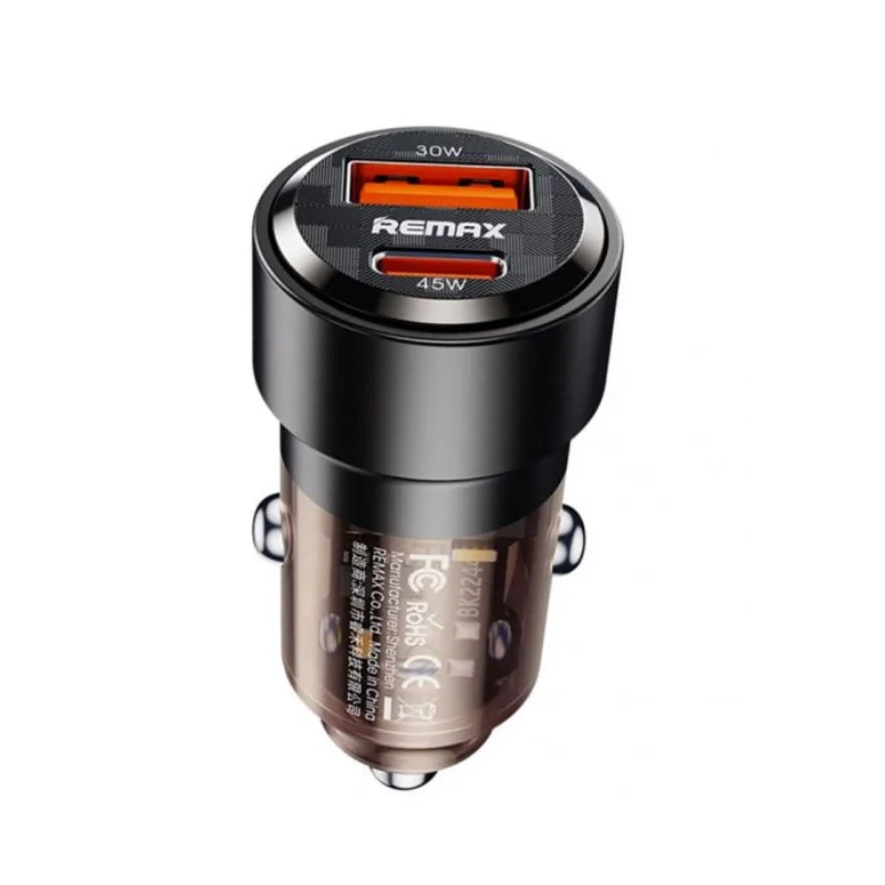 Remax RCC360 Remax RCC360 75W PD+QC Fast Car Charger Phantom Black