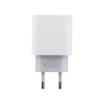 Charging an iPhone with the white Earldom 20W USB-C charger plugged into a wall outlet.