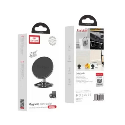 Close-up of 360 rotating ball joint and powerful magnet on Earldom car holder