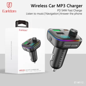 Earldom ET-M112 54W wireless car charger full package