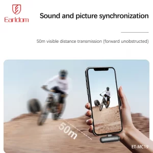 Earldom ET-MC19 Magnetic Clip Wireless Microphone