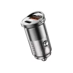 Earldom CC46 30W Fast Charging Car Charger Dual Port PD QC3.0 Black