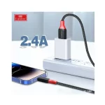 Sleek Black Lightning Cable Earldom EC-186L