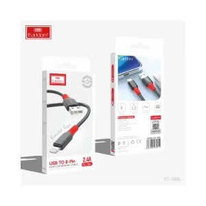 كابل Lightning من Earldom EC-186L لأجهزة iPhone وiPad