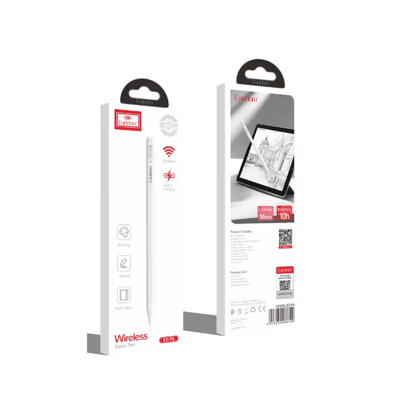 Earldom ET-P8 Earldom ET-P8 White Magic Drawing Stylus for tablets and touchscreens