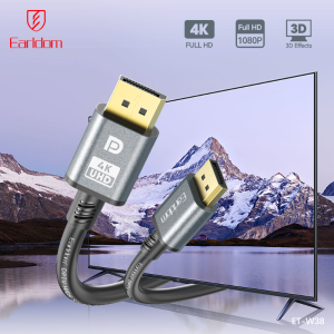 لقطة مقربة لموصلات Earldom ET-W38 DisplayPort وHDMI