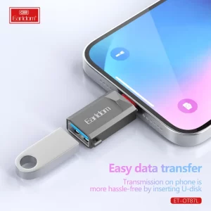 Earldom ET-OT87L portable OTG adapter for phone data transfer