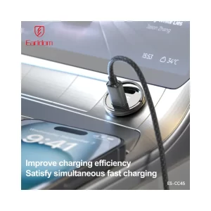 Universal compatibility Earldom CC45 USB C car charger