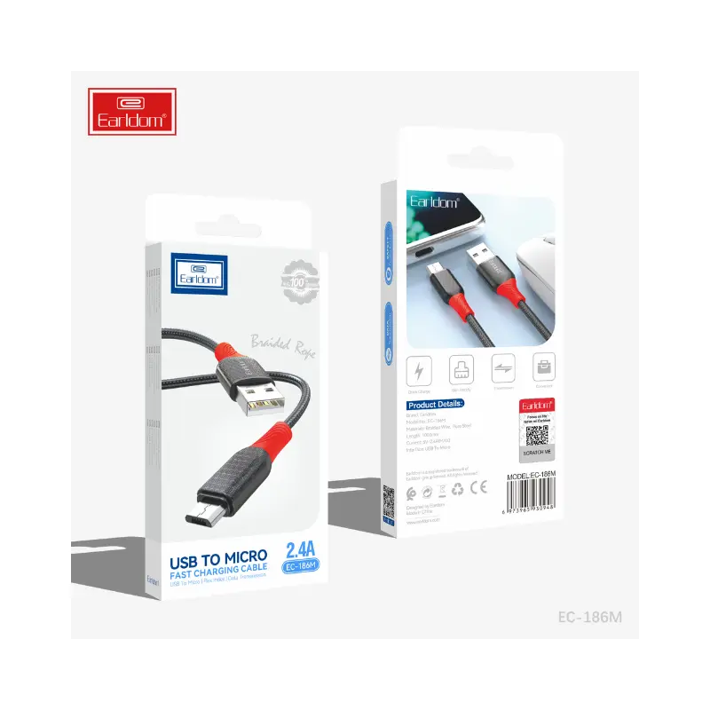 Earldom EC-186M Safe Charging Cable