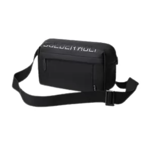 حقيبة كروس بودي مضادة للماء ومضادة للسرقة من Golden Wolf GXB00129، منظر أمامي باللون الأسود